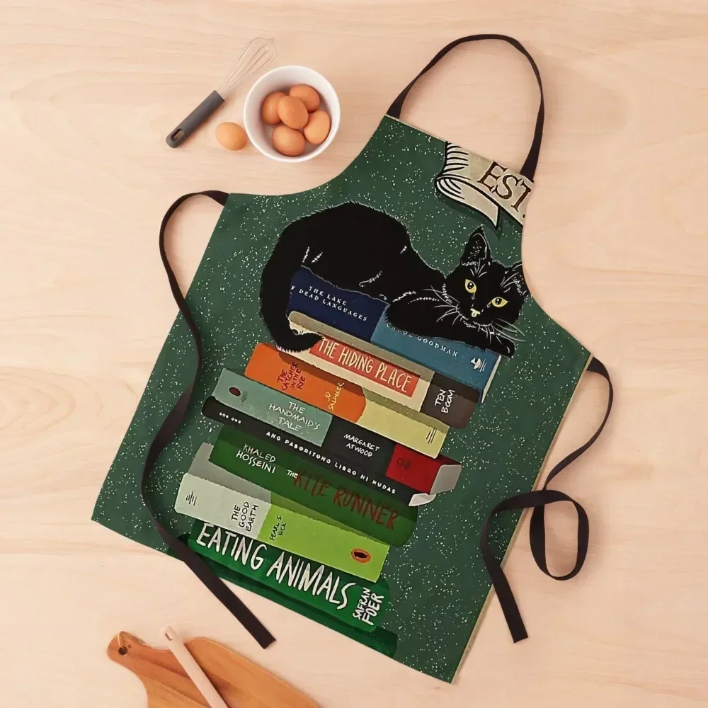 

The Black Cat Apron Cute Kitchen Accessories cooks clothes Home Supplies Apron