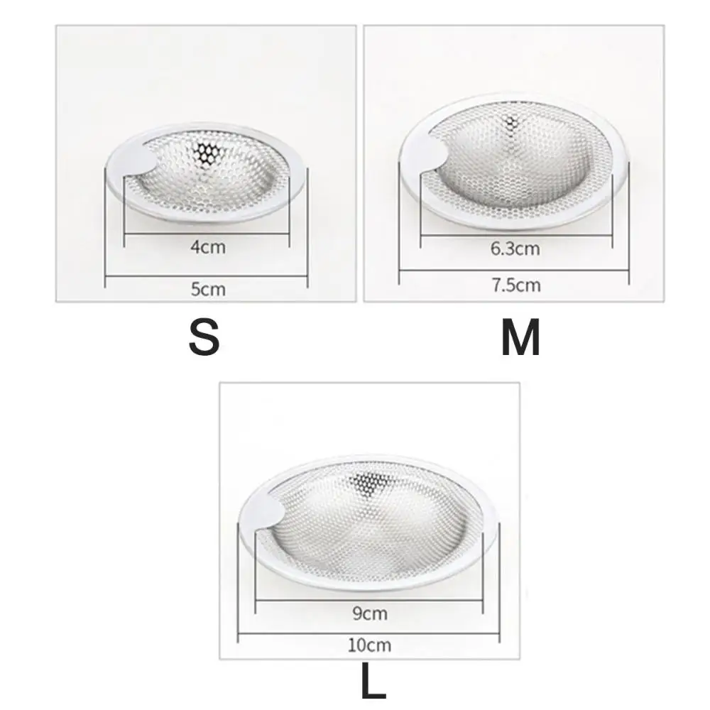 스테인레스 스틸 욕조 소쿠리, 주방 도구, 욕실 여과기, 배수 필터, 물 싱크대