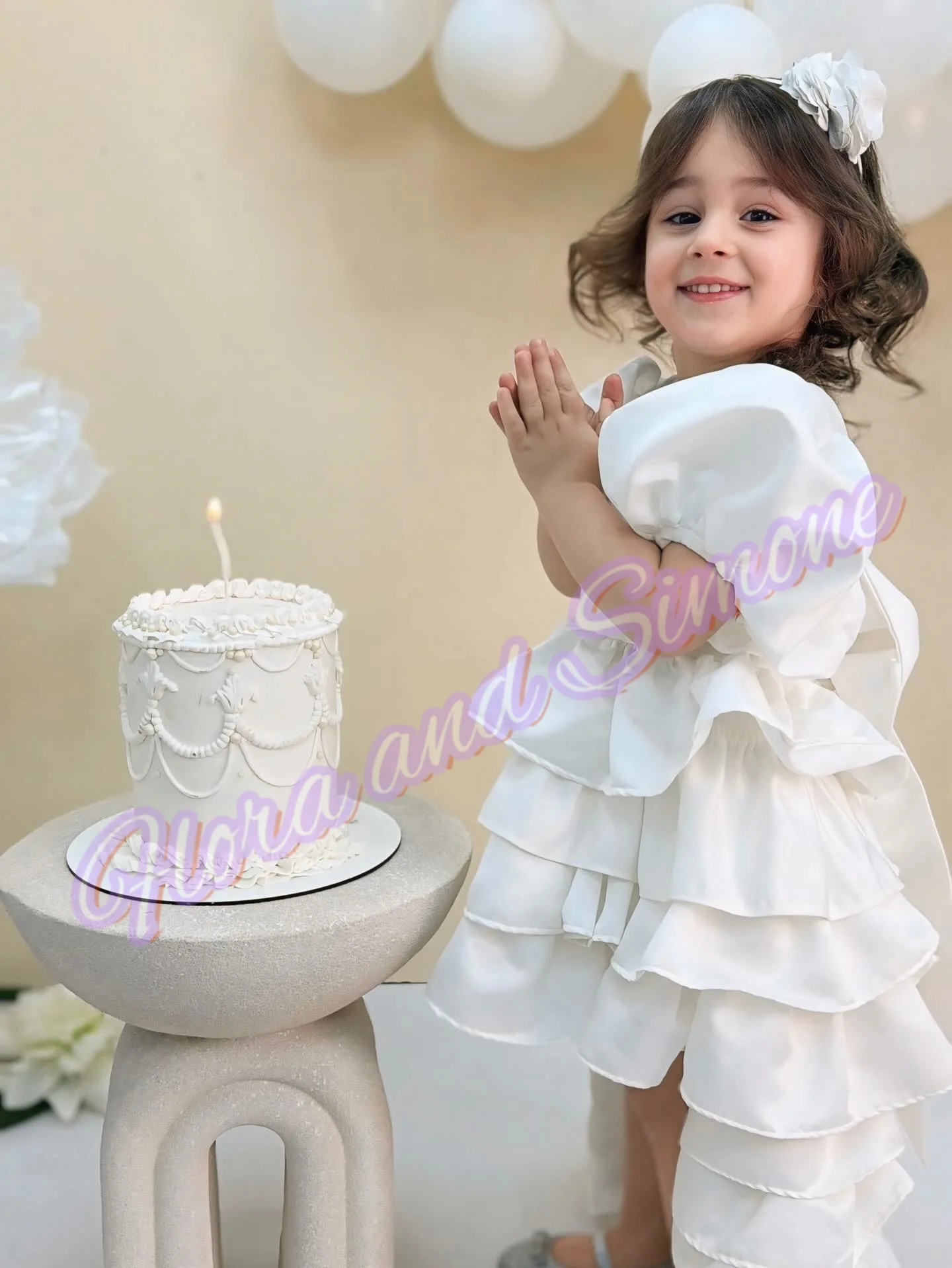 Robes de fille de fleur personnalisées robe en Tulle bébé enfants robe de fête de mariage mignon bébé fille robe de soirée d'anniversaire