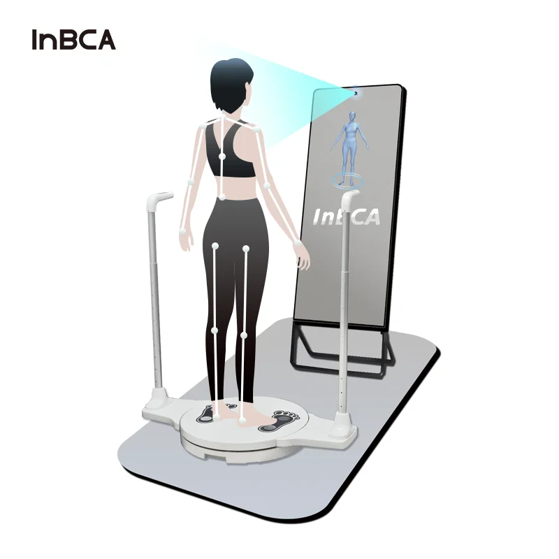 3D Intelligent Body Checking Measurement Mirror 4 Electronic Body Fat Analyzer