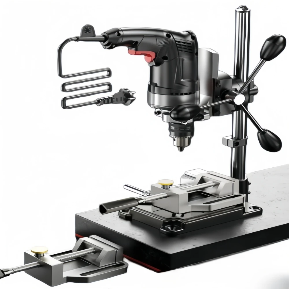 Household Electric Drill Bench Drill Hand Electric Drill Stand Multi-Functional Impact Drill Universal Stand Mini Bench Drill