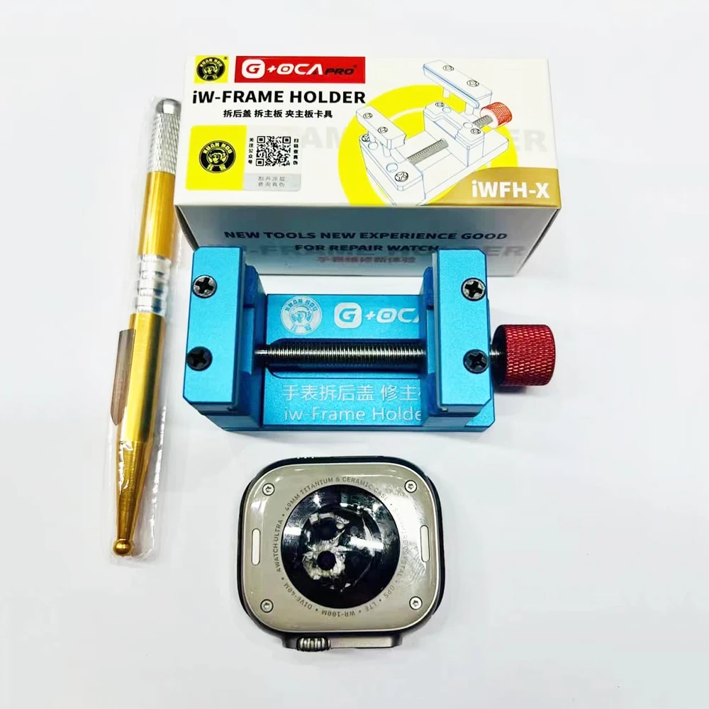 G+OCA Universal Watch Frame Holder For Apple iWatch S8 S7 S9 Back Housing Cover Battery Screen Removal Disassemble Fixture Tools