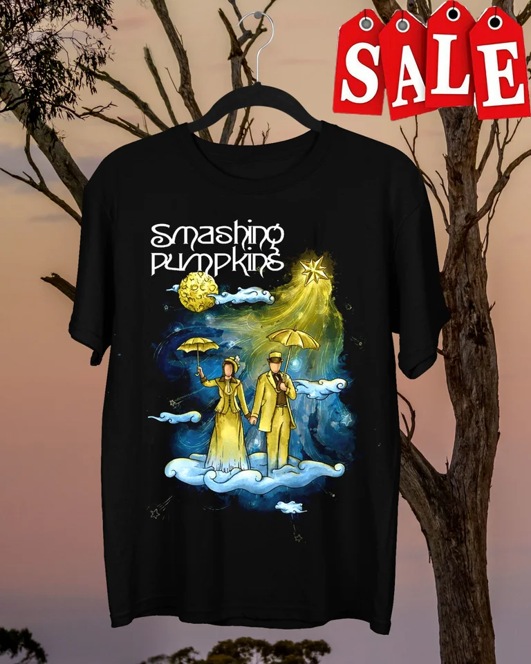 

The Smashing Pumpkins Band Gift For Fan Black All Size Unisex T-Shirt BV3646