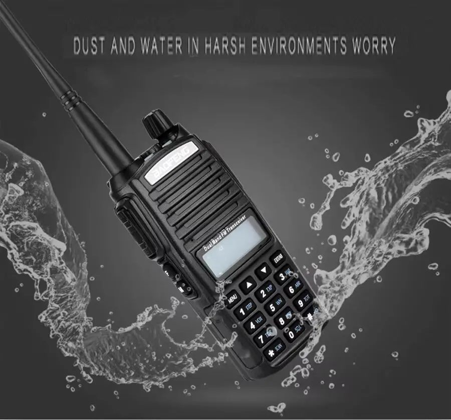 Baofeng UV 82 Dual Band  Walkie Talkie  Real 5W Ham Radio Comunicador Dual PTT Long Range 2 Way Portable FM Amateur Radio Statio