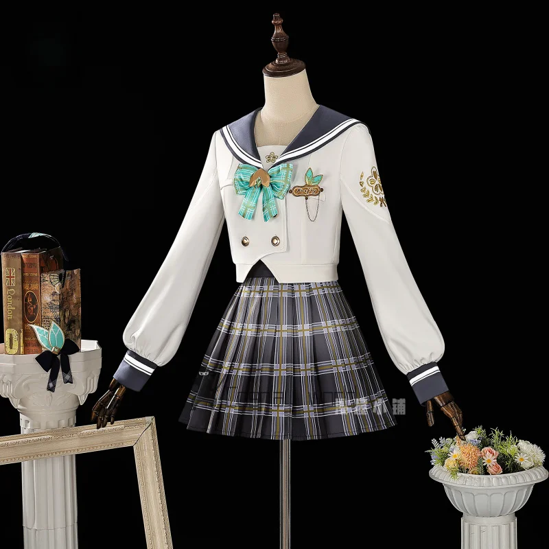 

New Game Honkai：Star Rail Cosplay Costume Firefly Spring Gift Wig JK Uniform Halloween Carnival Party Christmas PlayRole Clothes