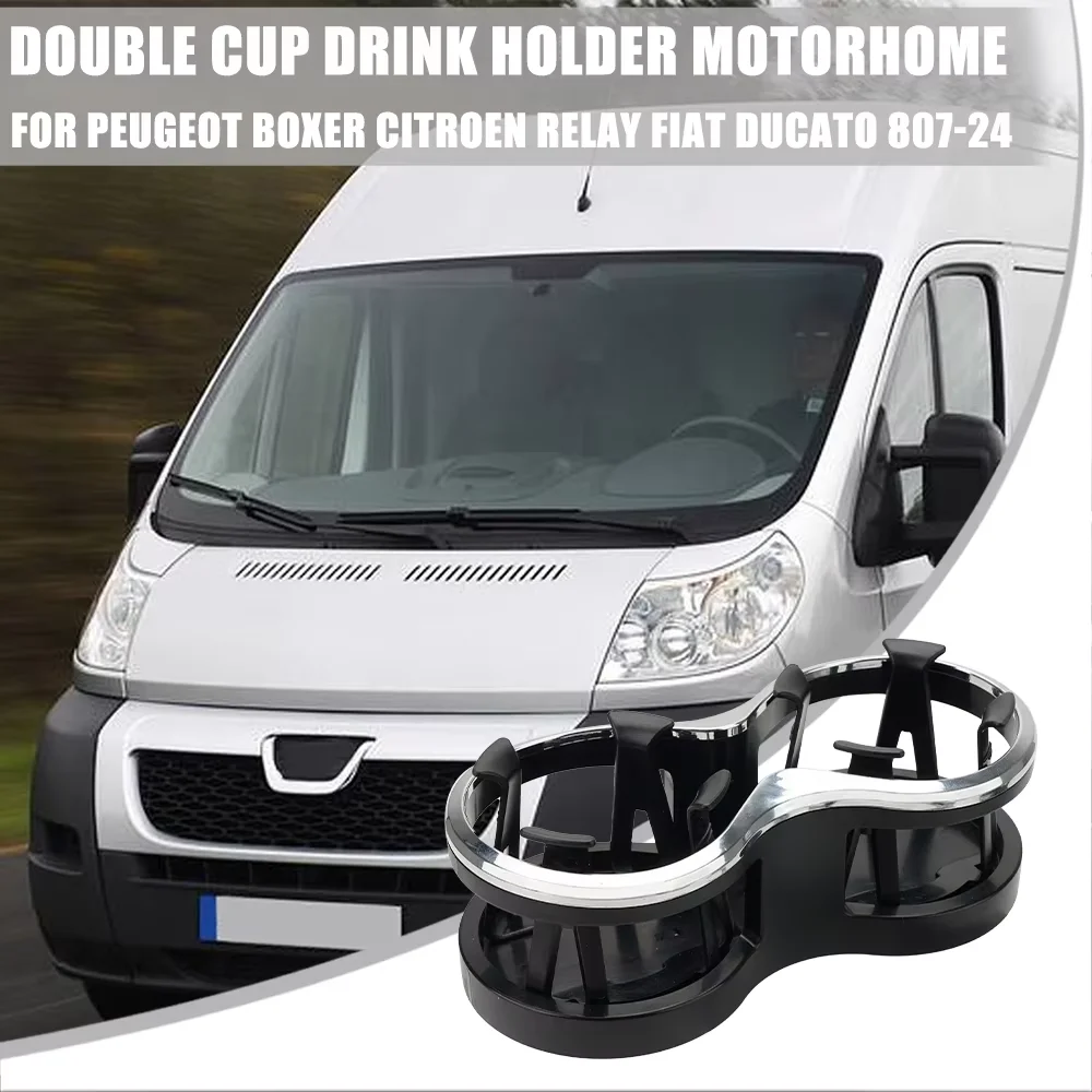 

1set Universal Drink Cup Holder for Peugeot Boxer Fiat Ducato & Citroen Relay (2006-2023) Vehicle Interior Accessories