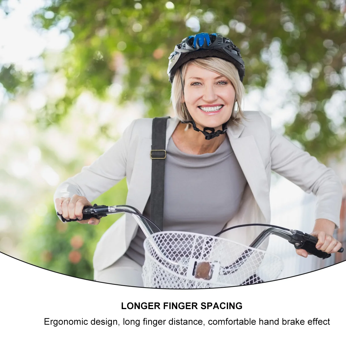 

2Pcs Bike Brake Lever Universal Easy Install Operate Safety Cycling Accessory Replacement Spare Parts for Repair Black