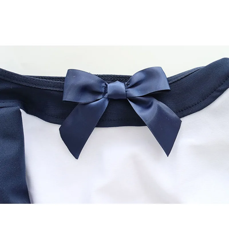 Sukumizu ชุดนอนชุดชั้นในคอสเพลย์ชุดนักเรียนอนิเมะเซ็กซี่ setelan Baju senam