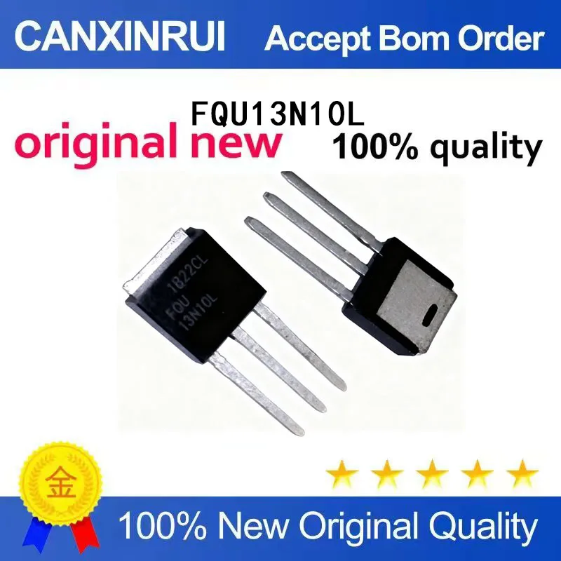 (5-100 Pieces)Brand new original FQU13N10L 13N10L TO-251 spot chip IC