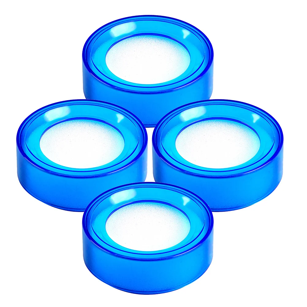 4 個の指用保湿剤、お金の数え用、スポンジカップデザイン、現金処理、銀行、オフィス用、紙幣の仕分け用デスクトップスポンジ、スタンプ用