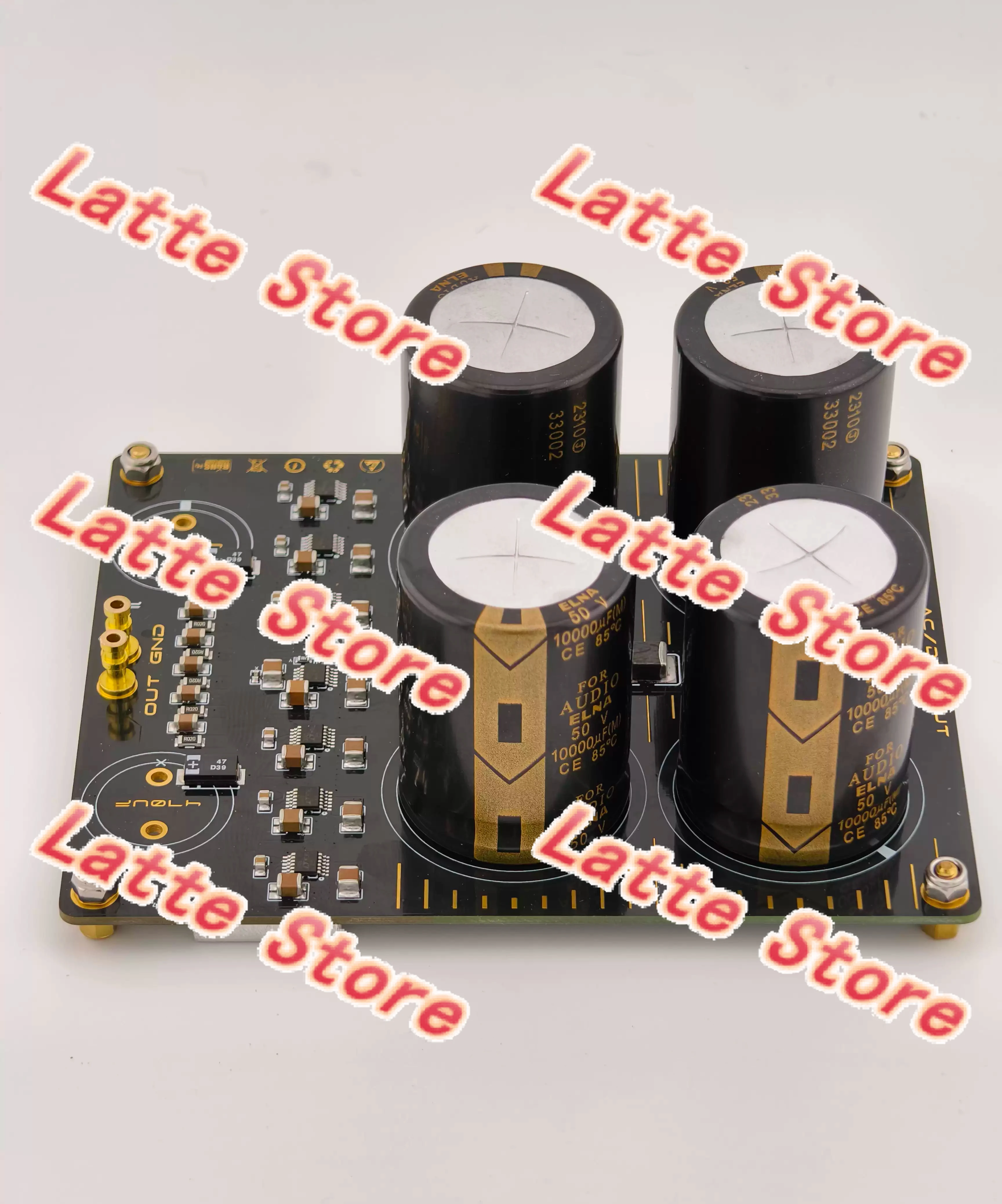 Six parallel LT3045 linear power supply board 3A current DC power supply rectifier filter regulator module circuit board PCB