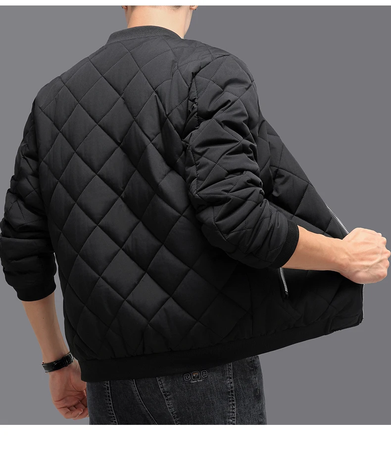 Men New Plus Size Winter Parkas M-8XL Men Thick Warm Fleece Baseball Jacket Men Fashion Casual Clothing Men Windproof Parkas