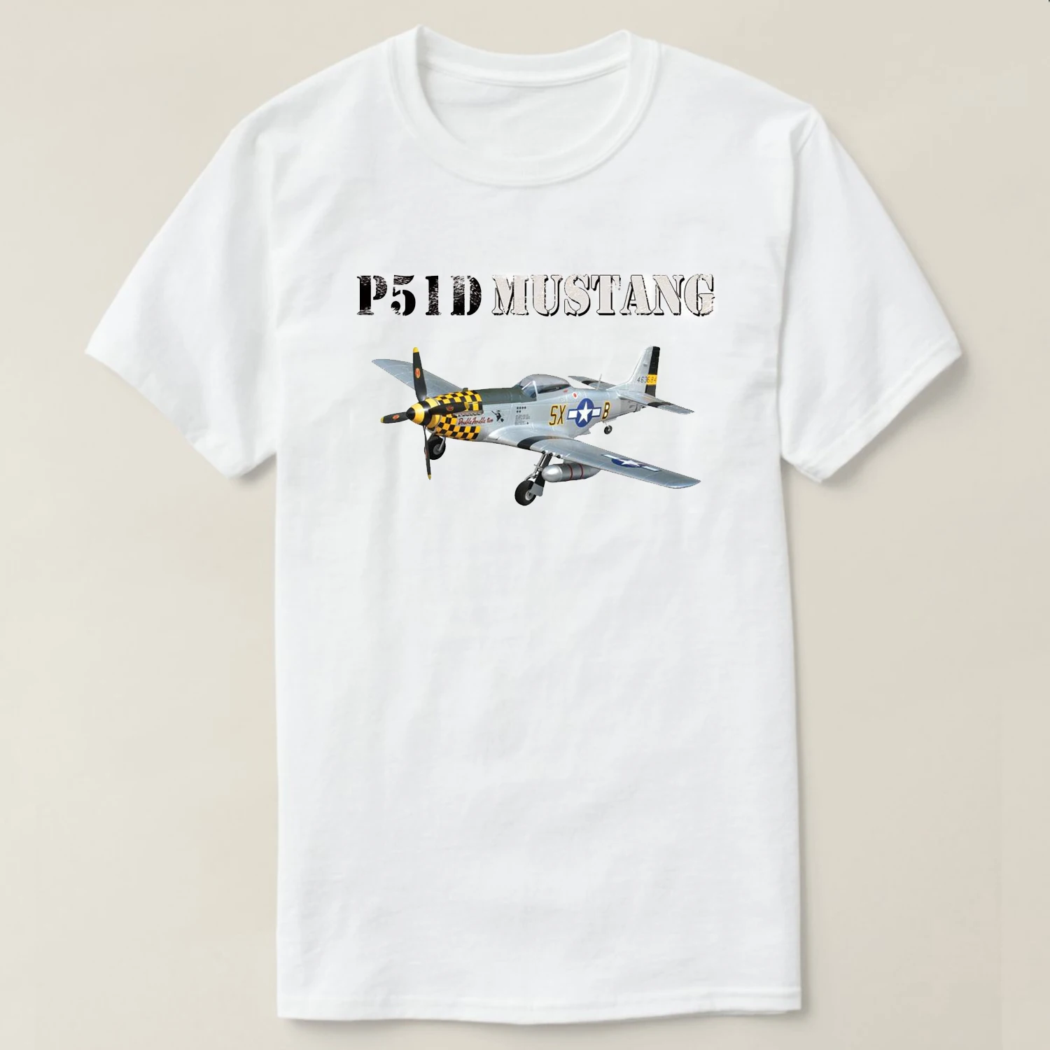 WWII Warbird P-51 Mustang Fighter T-Shirt New 100% Cotton O-Neck Summer Short Sleeve Casual Mens T-shirt Size S-3XL