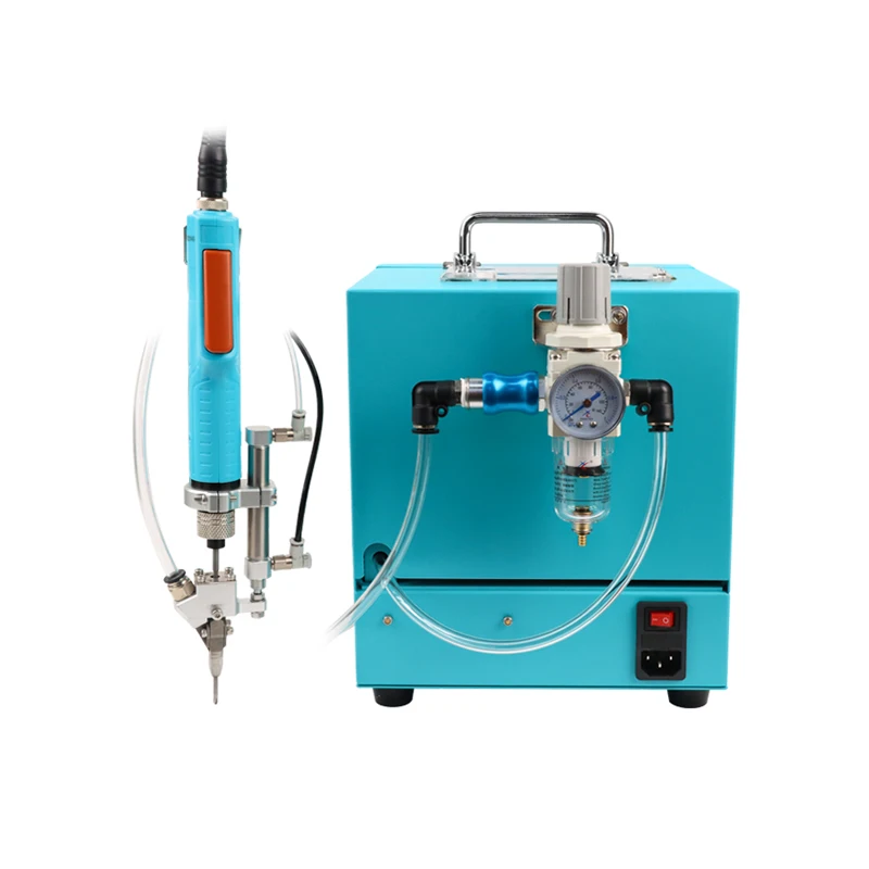 Bakon New Product Push-Pull Hand Held Blowing Automatic Locking Screw Machine