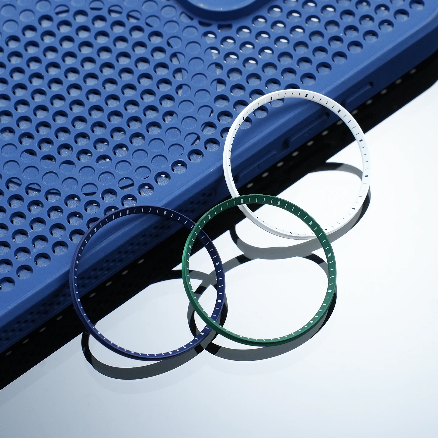 For Casio MDV-106 Swordfish Special Rubber Bezel Ring, Inner Bezel Ring, MDV106 Replacement and Modification Watch Parts