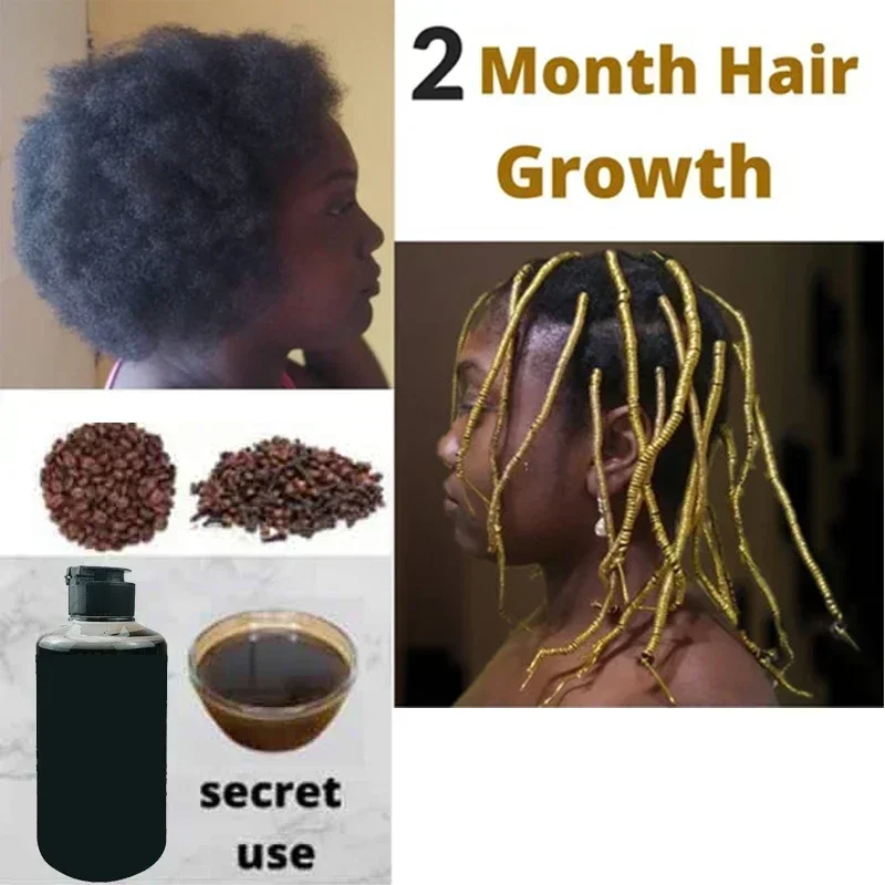 Super Fast Hair Growth Shampoo Combining Africa Chad Chebe Powder Local Ingredients with Polygonum multiflorum