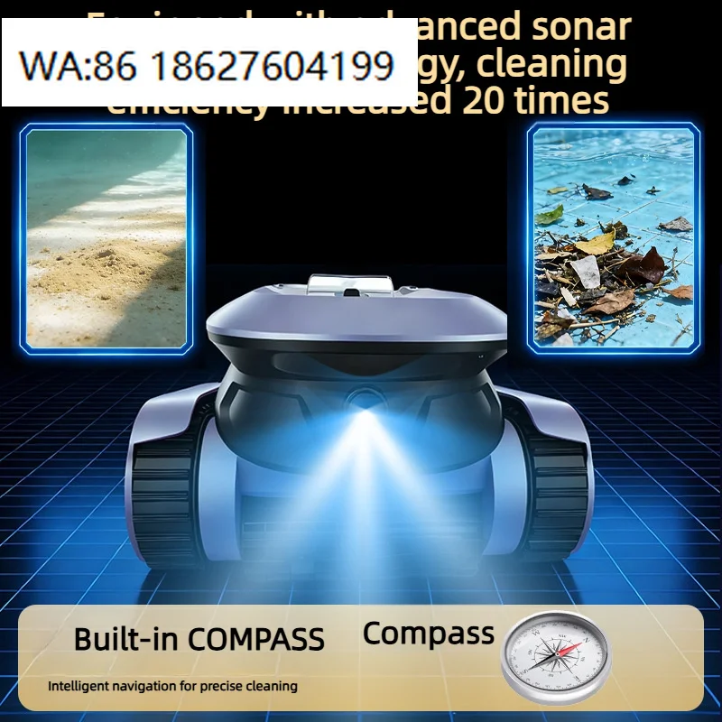 

Factory Sourced Accessory Automatic Pool Cleaning Robot Vacuum Cleaner Intelligent Cordless Wireless Multifunctional