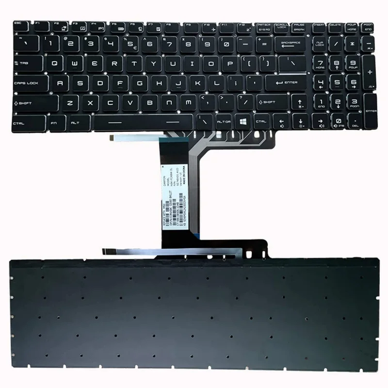

LL+ New FOR MSI Creator 17 B11UE B11UH WS76 11UK WS76 WE76 11UM 11UK MS-17M1 US Keyboard