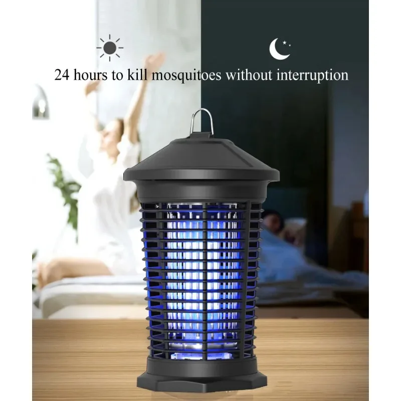 Bug Zapper Outdoor Mosquito Zapper Mosquito Killer Rainproof 4000V Electric Shock Mosquito Killer Mosquito Trapper