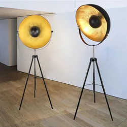 Industrial Adjustable Floor Lamp Soft Tripod Standing Lamp Bedroom Decor Photo Studio Bedroom Living Room Sofa Side Lamp