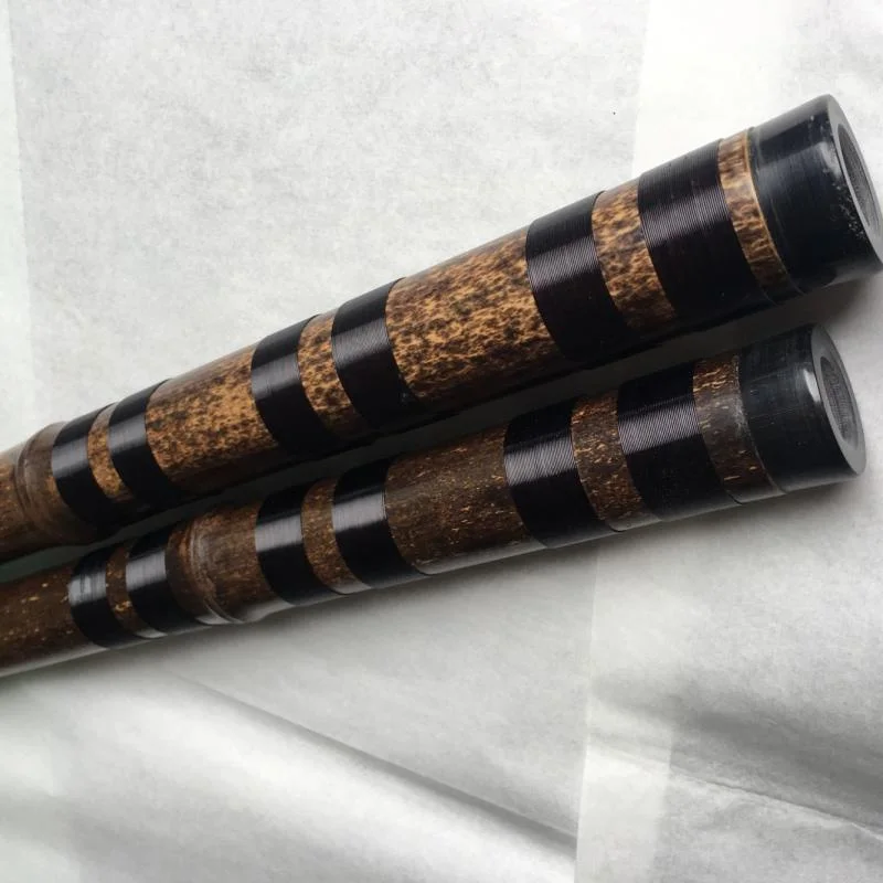 Customized Purple Bamboo Flute 100% Handmade 7/8 Holes Chinese Dizi Professional Play Bass Flute BASS D/G/F/E/Eb Key Instrument