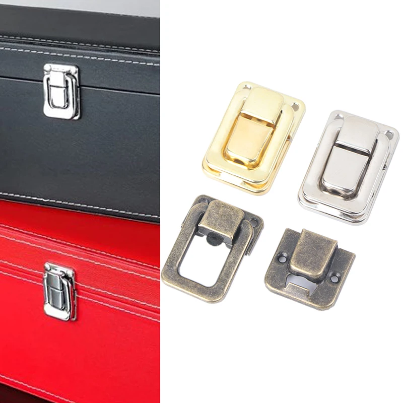 **1PC Small Wine Wooden Chest Case Gift Box Toggle Latch Suitcase Lock Hasp Hardware
