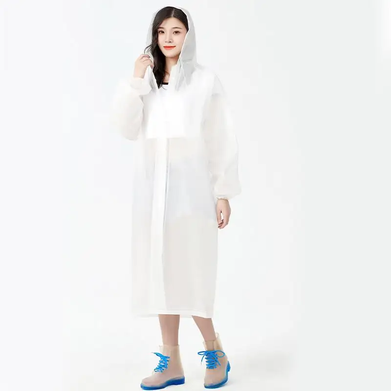 Lightweight Waterproof Raincoat for Adults Portable Hooded Poncho for Outdoor Hiking and Sports Travel