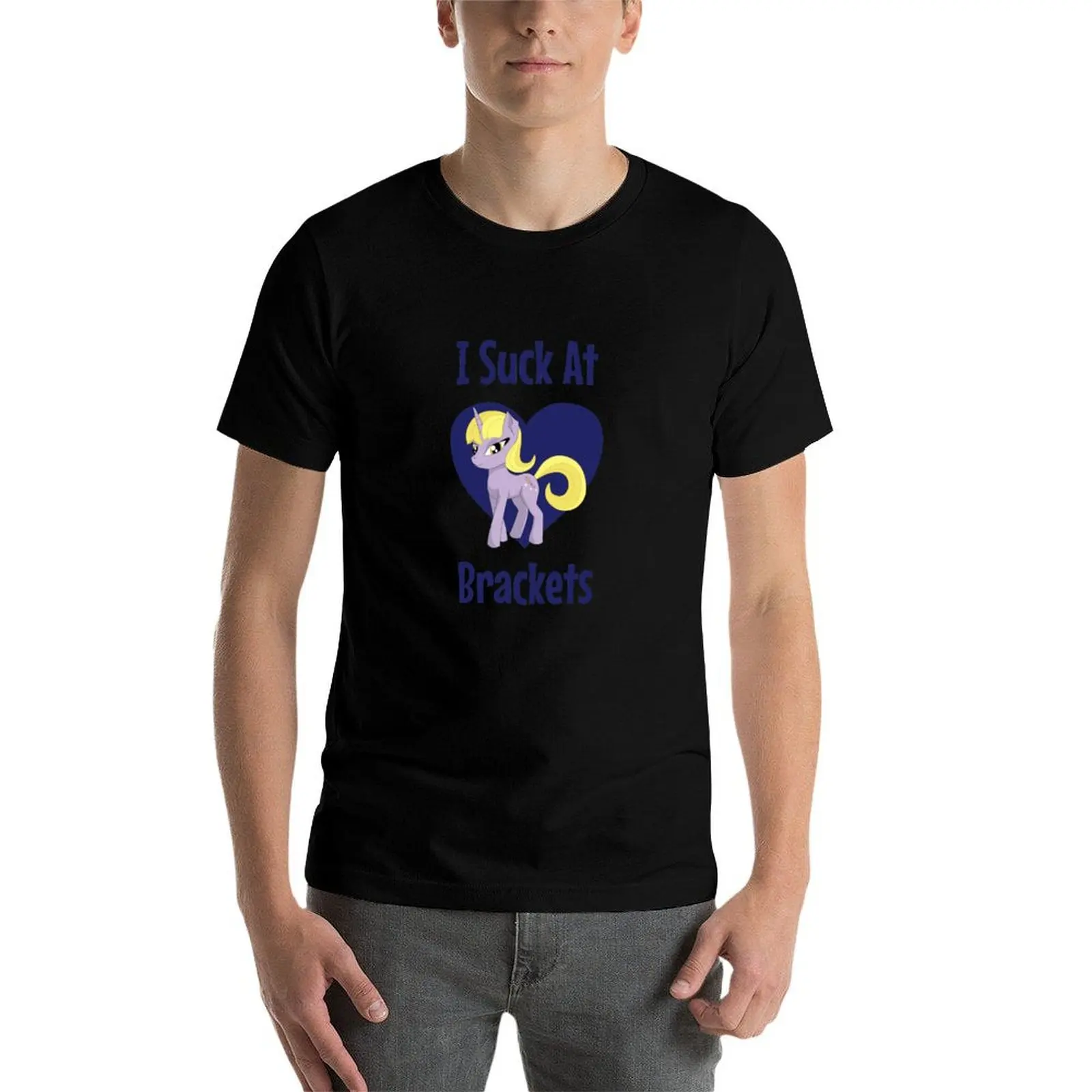 Funny I Suck at Brackets T-Shirt graphic t shirts kawaii clothes cotton man t-shirts plus size tops tee shirts for men