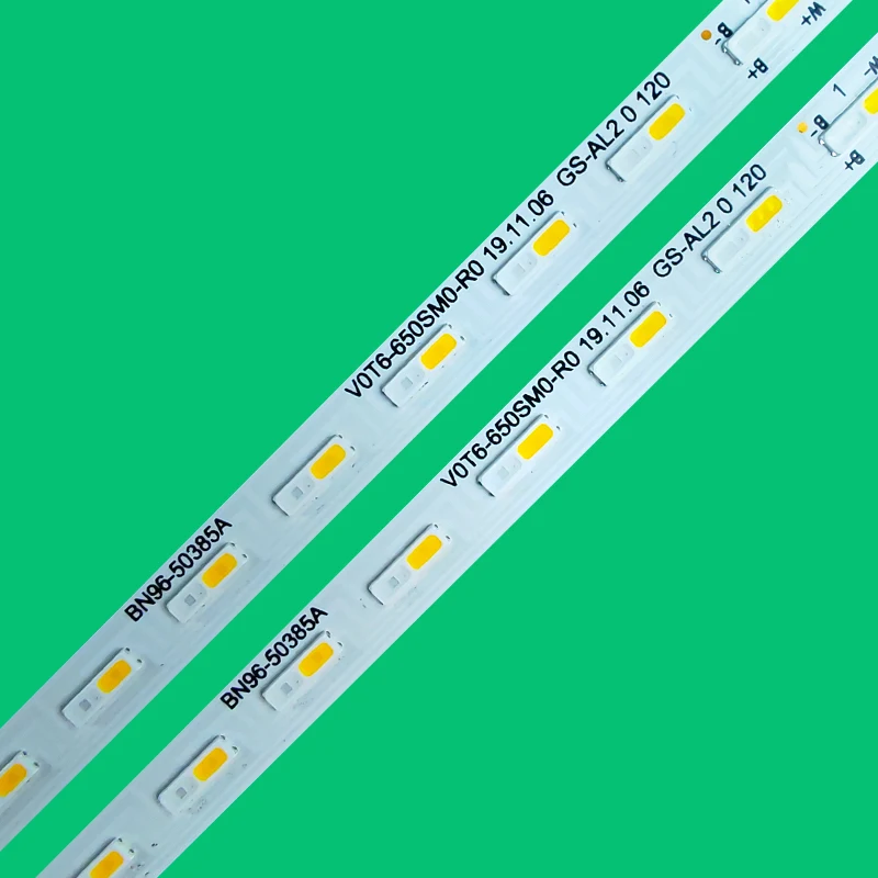 Ledes strip(2)for samsung BN96-50385A V0T6-650SM0-R0 QN65Q60 QN65Q60TA QN65LS03TAFXZA QN65Q60TAFXZA QN65Q6DAAFXZA QN65Q7DTAFXZA