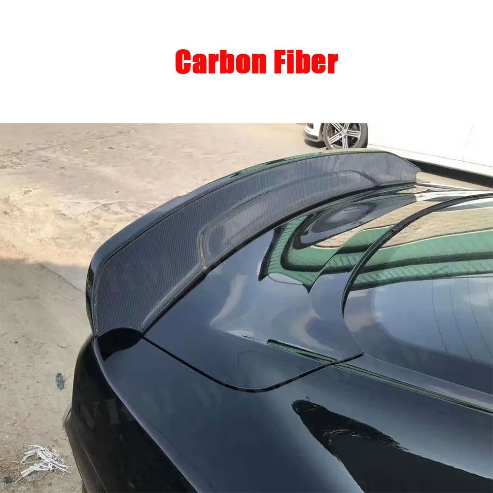

JCYECF задний спойлер багажника из углеродного волокна, крылья для Ford Mustang GT V8 V6 Coupe GT350, задний спойлер багажника в стиле 2015-2018 ABS