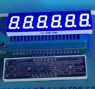 

10PCS 0.4" 0.4in. Red GREEN BLUE WHITE LED Display 7 Segment Digit 5bit 5 bit Common ANODE Positive Digital Tube