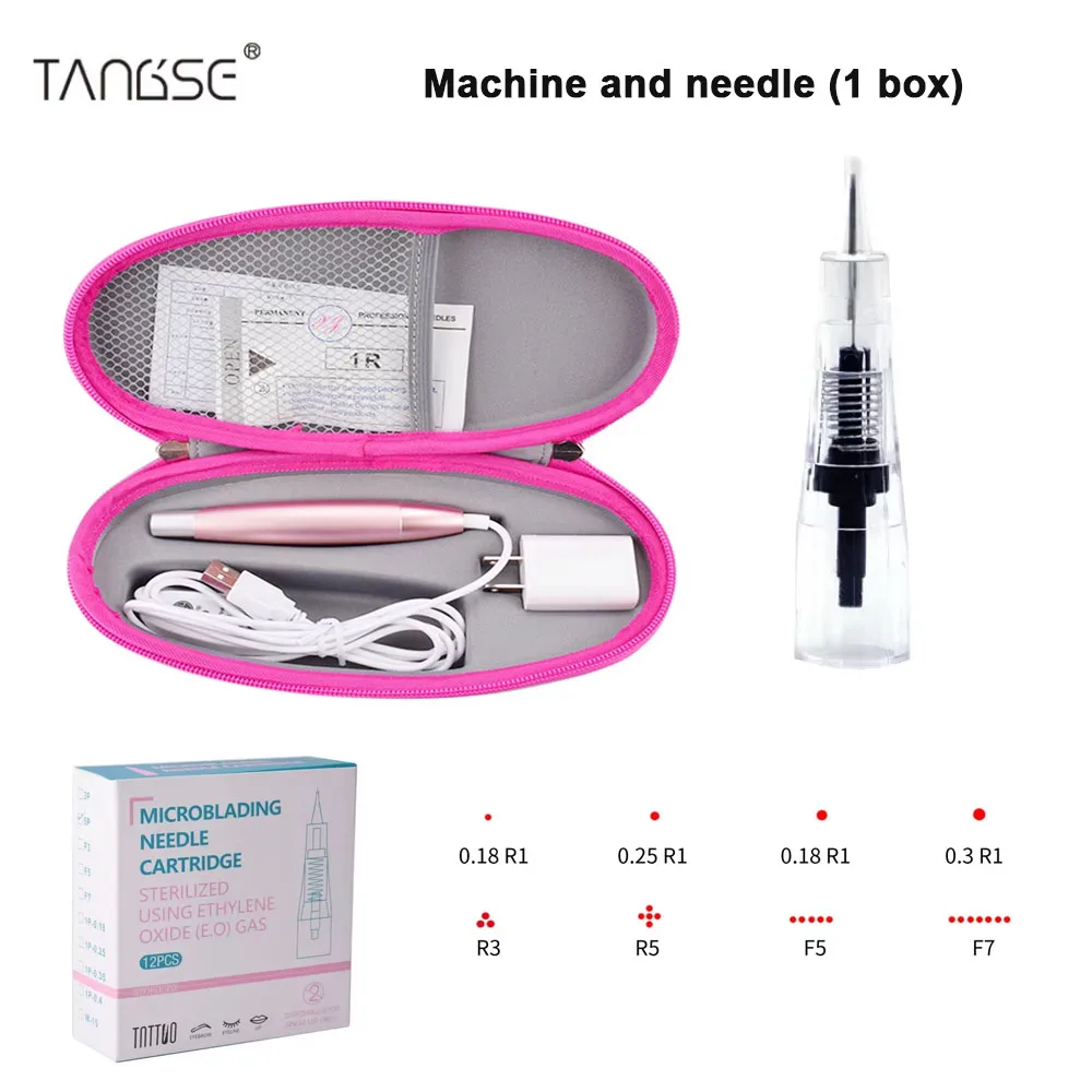 Professional Eyebrow Tattoo Microblading Pen Semi-Permanent Tattoo Machine Device Lip Makeup Eyebrow Lip Rotary Tattoo gun