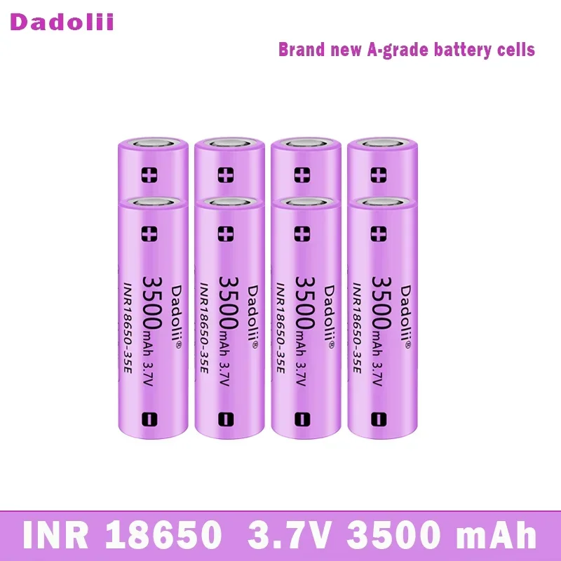 1-40 Uds. Baterías recargables de litio 18650 de alta calidad 3,7 v 3500mAh, adecuadas para baterías de linterna con capacidad de 3500mAh