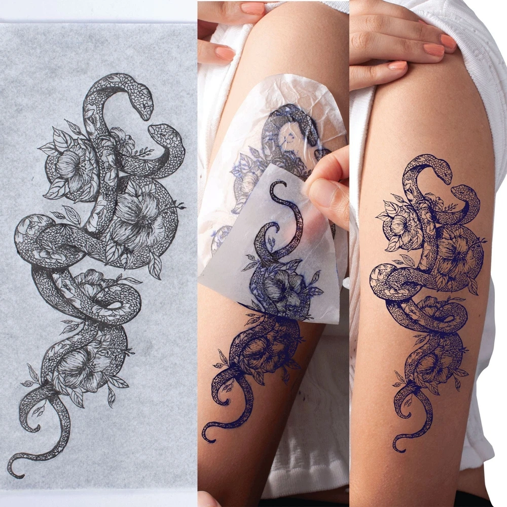 10/30/50/100pcs Tattoo Transfer Paper Carbon Thermal Stencil Tattoo Paper Copy Paper Tracing Paper for Tattoo Supplies