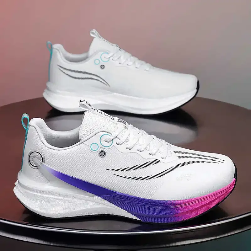 

Flat-heeled Hiphop Men's Sports Running Shoes Lux Sneakers Men's Blue Sapatenis High Tech Super Offers Teni Sepatu Shose