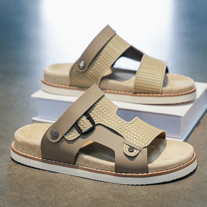 

Fashion Outdoor Sandals Men Platform Flat Bottom Lightweight Casual Sandals Shoes 2026 Autumn Men's Slipper Comfortable Footwear