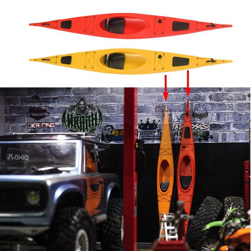 

High Quality Mould Version Kayak Simulation Boat For 1/10 Rc Tracked Vehicles Trax Trx4 D90 D110 Axial Scx10 90046 Bronco Ferry