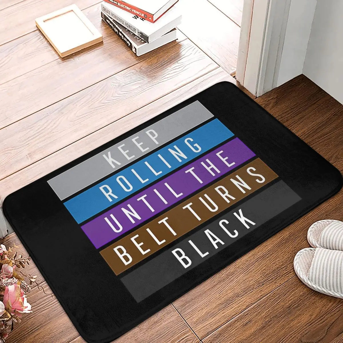 

Jiu Jitsu BJJ Keep Rolling Light Non-slip Doormat Floor Mat Cushion Carpet Rug for Kitchen Entrance Home Balcony Footpad Mats