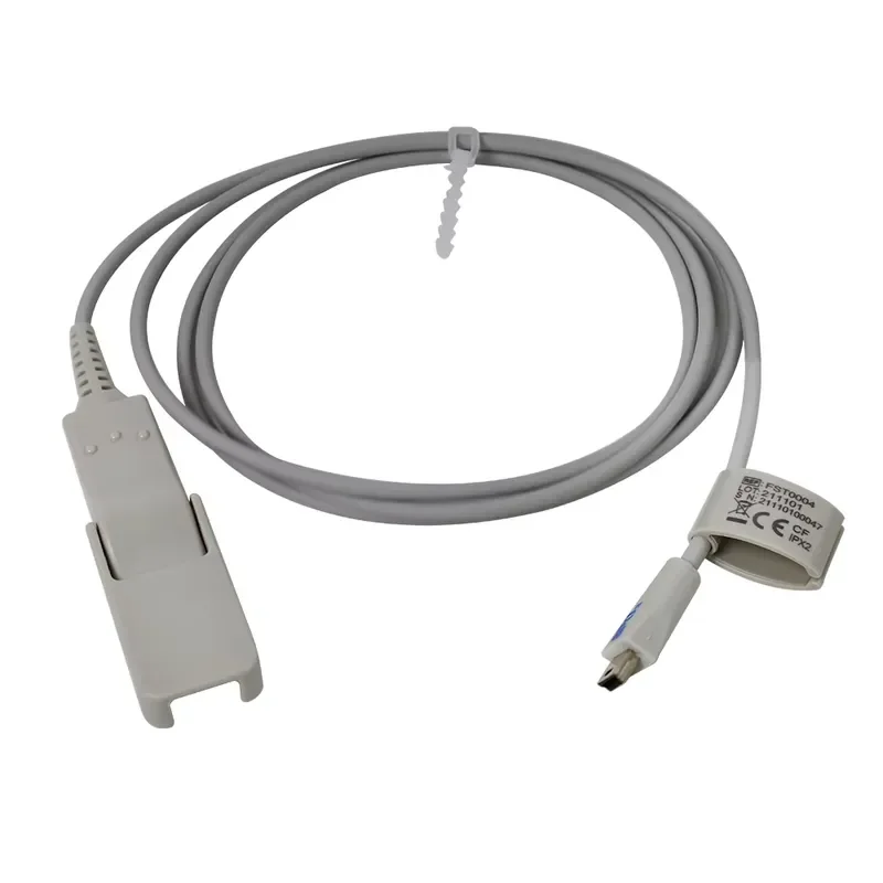 Modern Medical Adult SpO2 Sensor Extension Cable Adapter with Durable Construction for Reliable Connectivity Compatible with