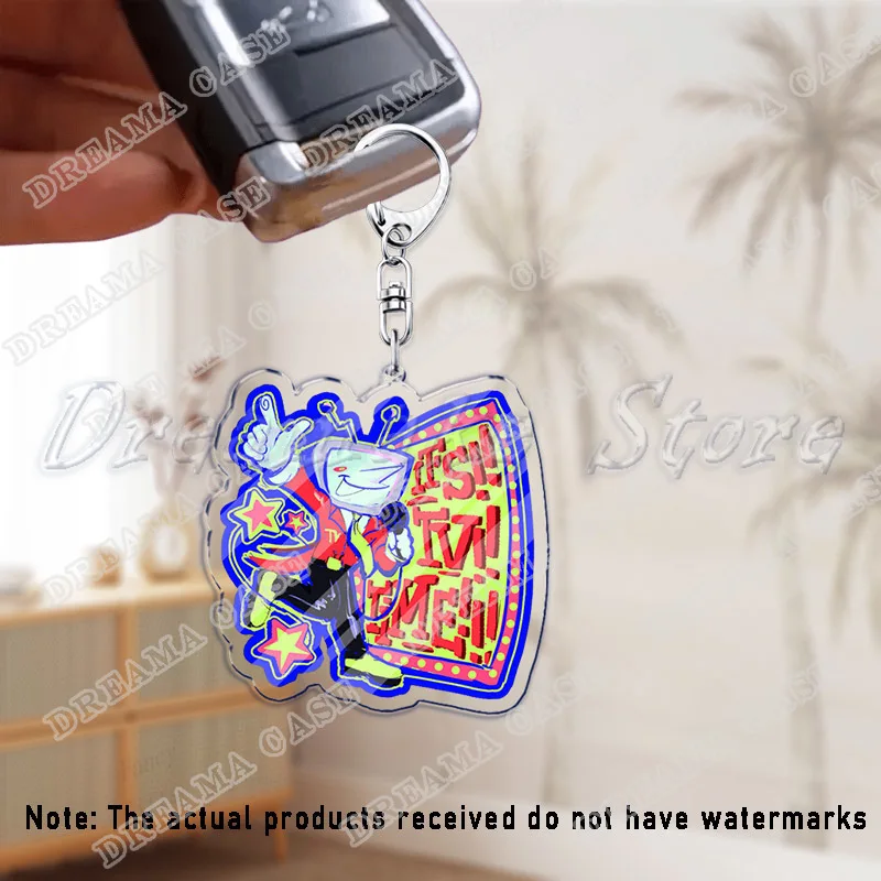 Deltarune Tenna المفاتيح اكسسوارات حقيبة Charms Undertale السيد Tenna هوائي Lanino ميمي سلاسل المفاتيح Keyrings مجوهرات المشجعين هدية