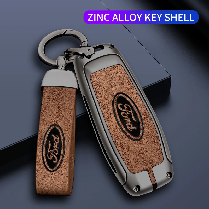 Fashion Alloy Car Key Case Cover Shell ProtectorFor Ford Focus 3 4 ST Mondeo 5 MK5 Mustang F-150 Explorer Edge Fiesta Kuga MK34 - view 5