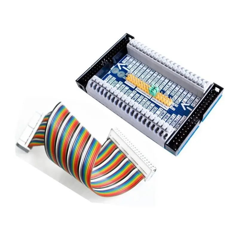 A60F-40Pin GPIO Cable Adapter+For Raspberry Pi 2/3 Model B Multifunctional Cascade Expansion Extension GPIO Board Module