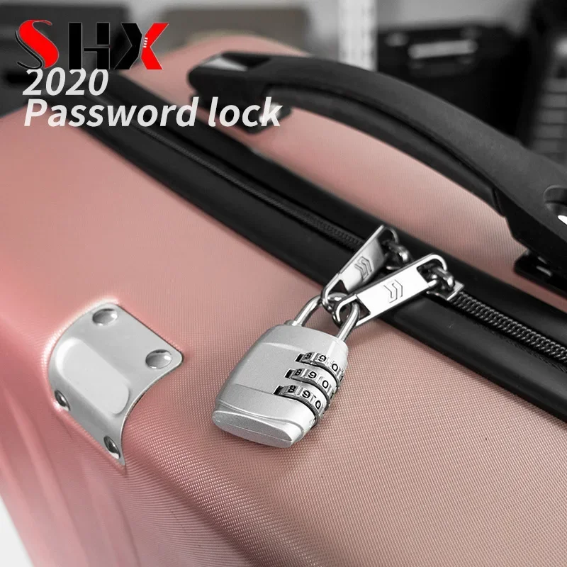 4 Dial Digit Password Lock combinazione valigia bagaglio codice in metallo Password serrature lucchetto viaggio sicuro antifurto Cijfersloten