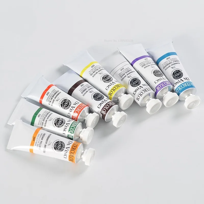 3color Master Level 8ml American Watercolor Pigment Aluminum Tube Set Color Powder Raw Material Art Watercolor Painting Creation