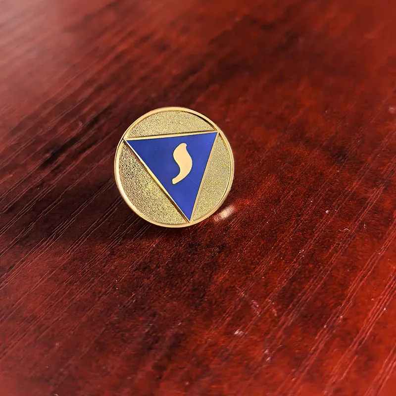 

100pcs Freemasonry Masons Brooch Freemason Enamel Pins Badge Masonic 14th Degree Scottish Rite YOD Lodge of Perfection Lapel Pin