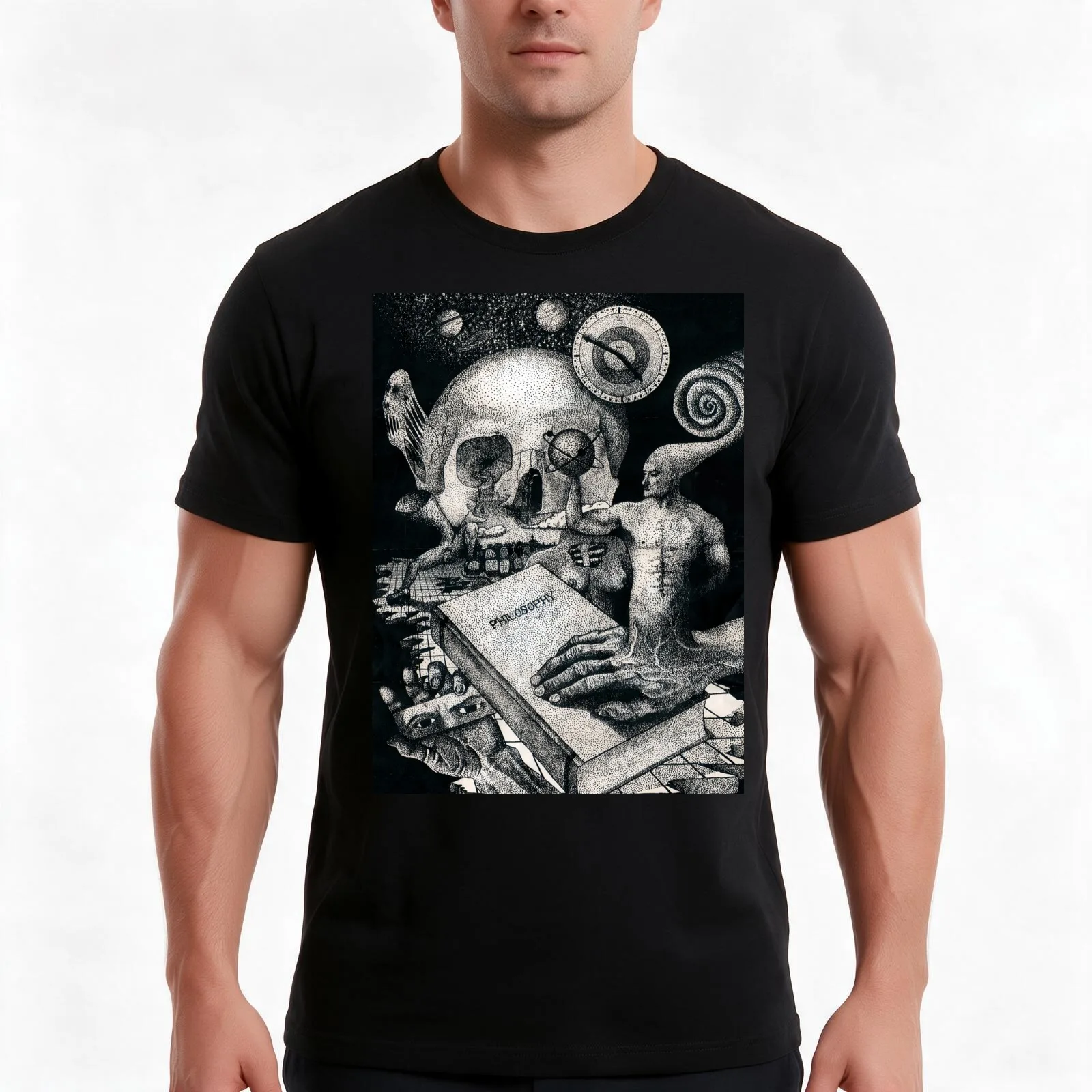 Beyond Knowledge T-Shirt, Summer Casual Cotton Tee, Oversized Streetwear Tops, Vintage Graphic Print, Loose Fit Short Sleeve