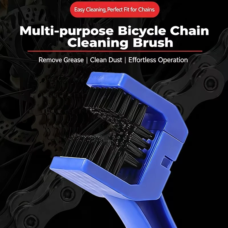 Portable Chain Cleaner Motorcycle Road Bike Chain Clean Brush Bicycle Clean Motorcycle Tools Chain Cleaner Maintenance Tool