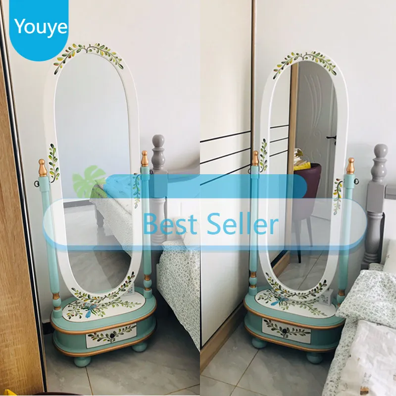 Hi Nordic Design Mirrors Full Body Aesthetic Bedroom European Luxury Floor Mirror Living Room Salon Specchi A Pavimento Furnitur