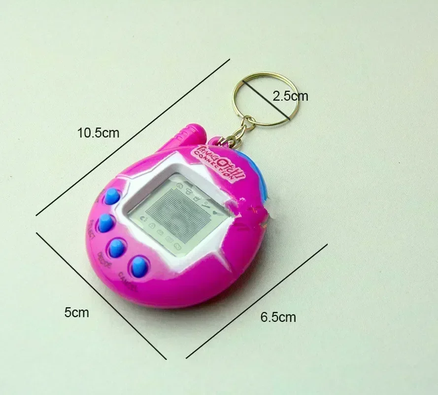 50pcs 90S Nostalgic Virtual Cyber Pet Toy Keyring Pets Toys Gift Tamagotchi Electronic Pets Gift Christmas Educational Funny