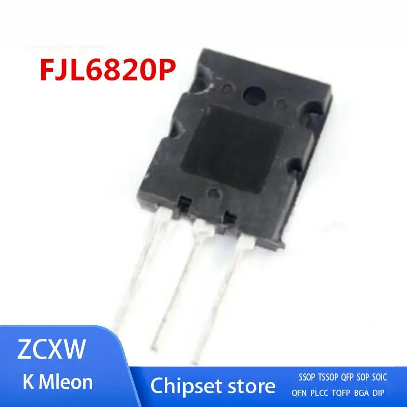 

10PCS/LOT FJL6820P FJL6820 J6820P J6820L J6820 TO-3PL 20A 750V